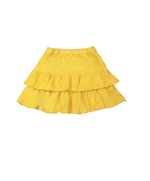 Jupe éponge jaune