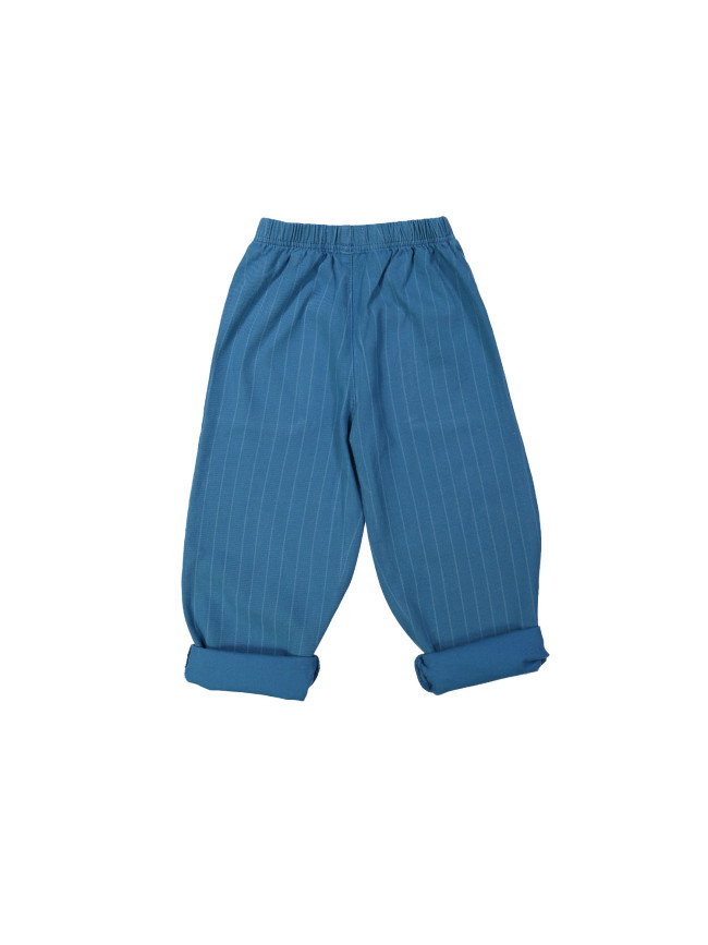 Pantalon rayé petrol