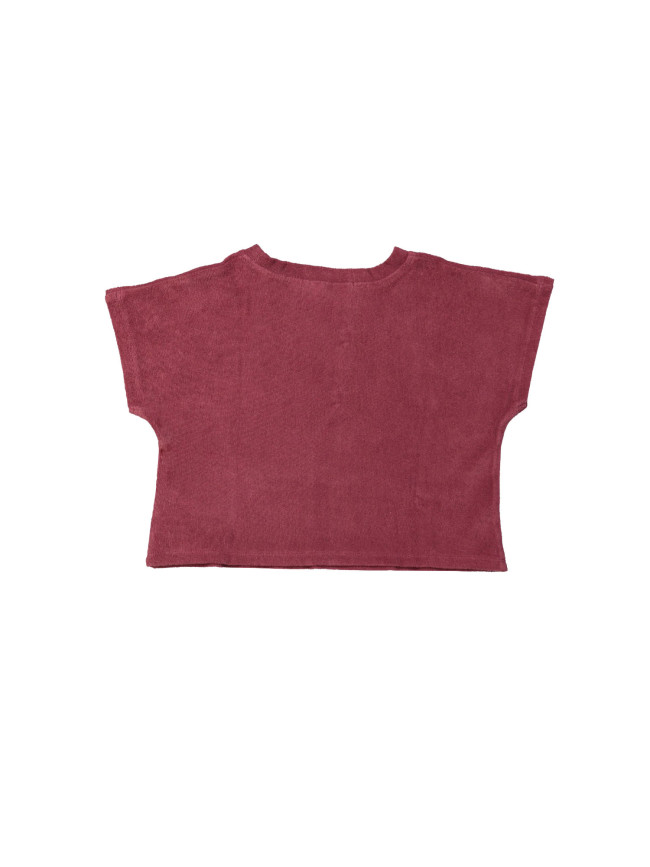 T-shirt éponge WW bordeaux