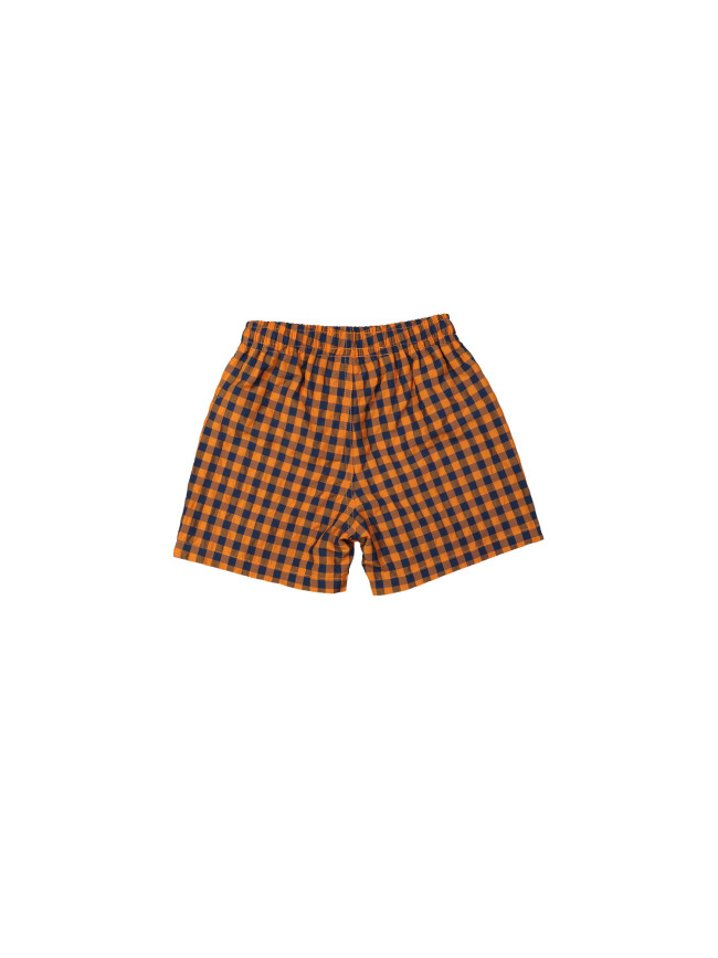 Zwemshort WW carreaux orange