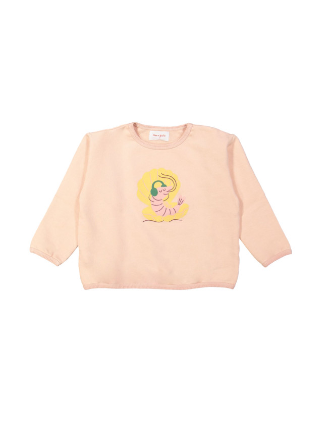 Sweater musique rose