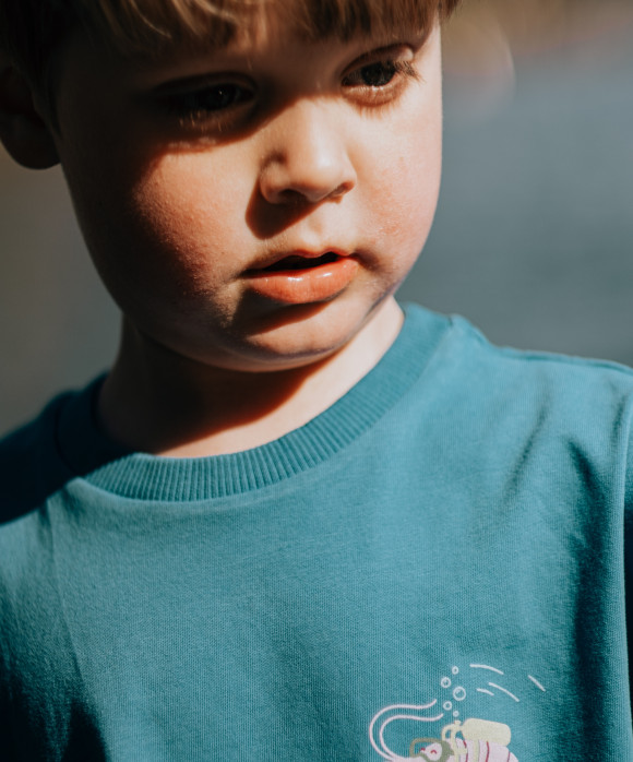 T-shirt plongée petrol