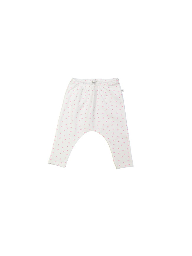Pantalon fraise rose