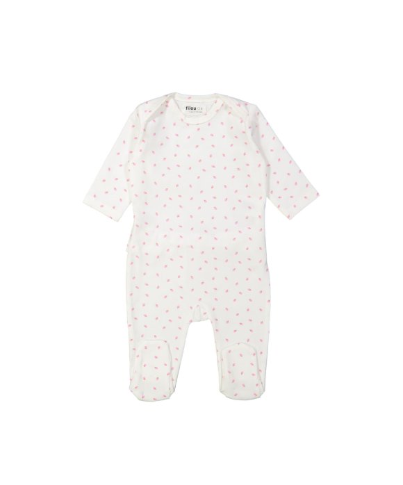 Pyjama fraise blanc
