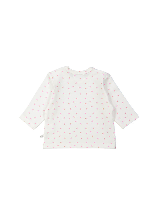 T-shirt fraise blanc