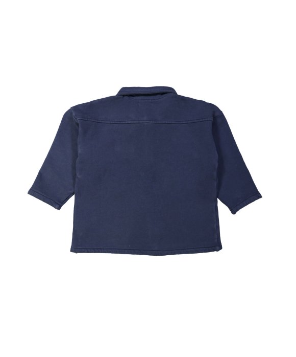 Chemise molton bleu foncé