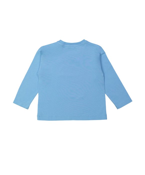 T-shirt labradoodle bleu clair