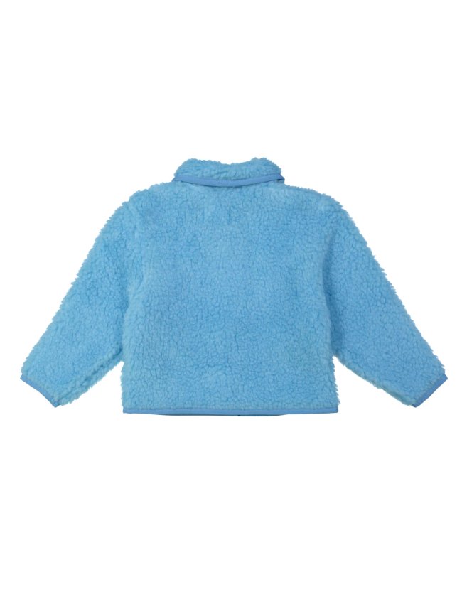 Veste teddy turquoise
