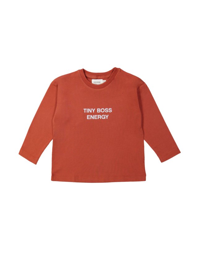 T-shirt petit patron rouille