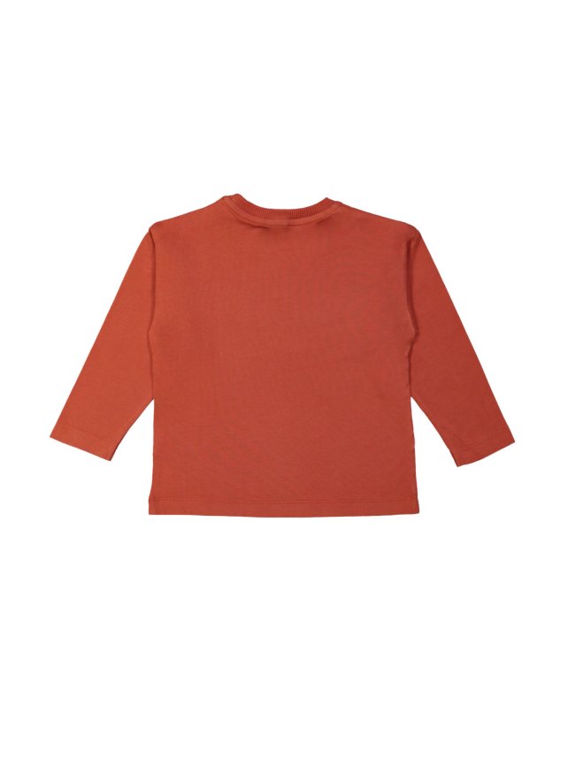 T-shirt petit patron rouille