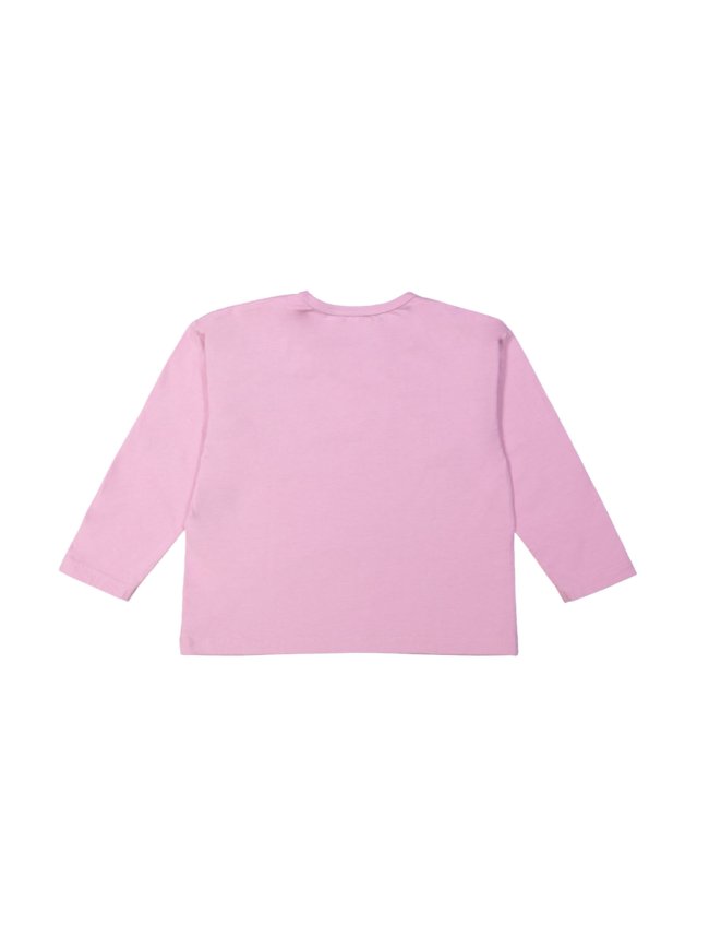 T-shirt animal ami mauve