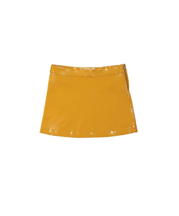 Mini jupe ocre