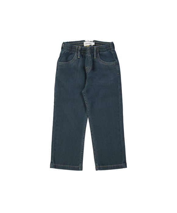 Jeans regular élastique petrol