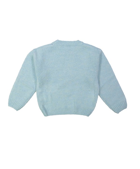 Pull papillon bleu clair