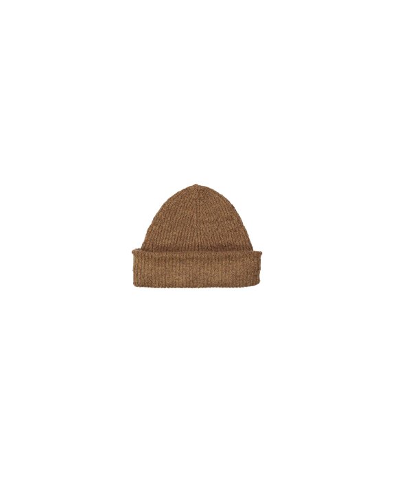 Bonnet tricot marron