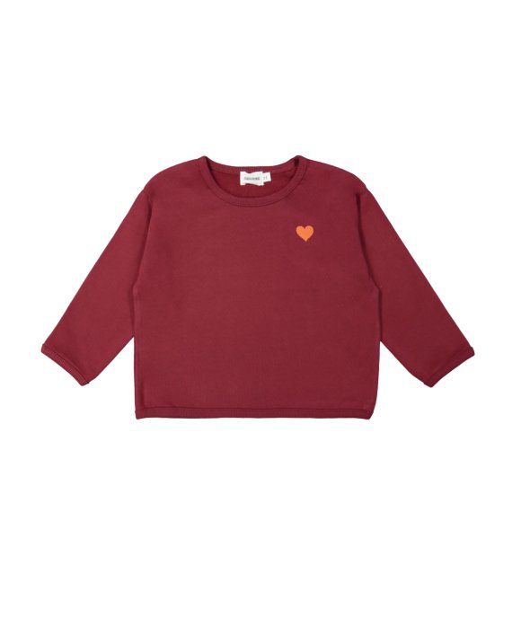 Sweater cœur rouge