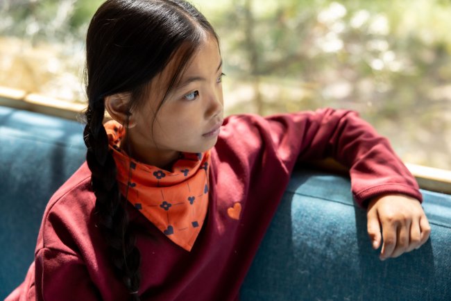Sweater cœur rouge