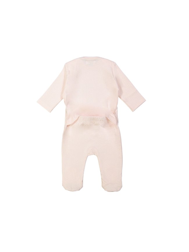 Pyjama ajour rose clair