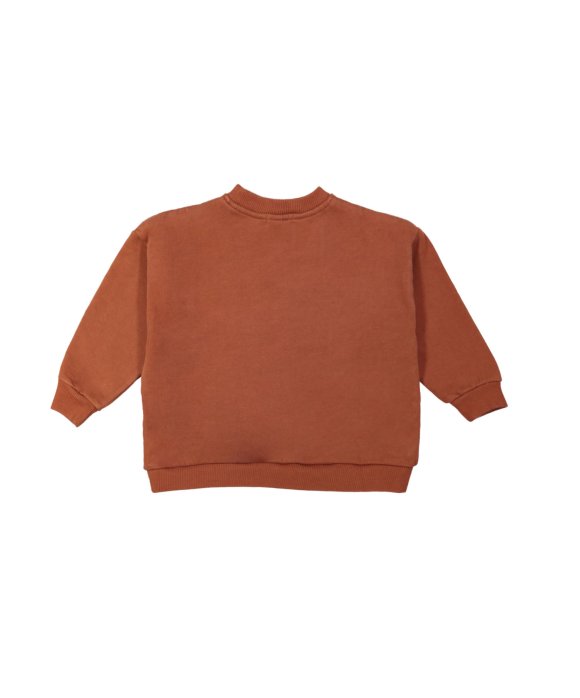 Sweater petit-déjeuner toute la journée rouge-brun