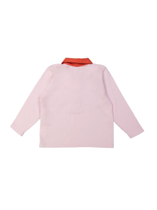 Polo jersey matelot vieux rose