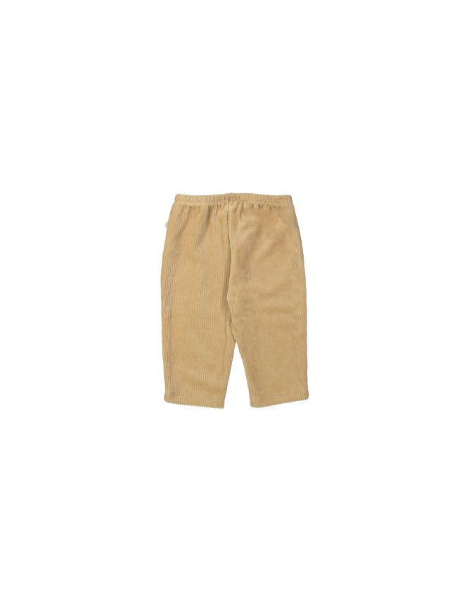 Confortable Pantalon velours côtes beige