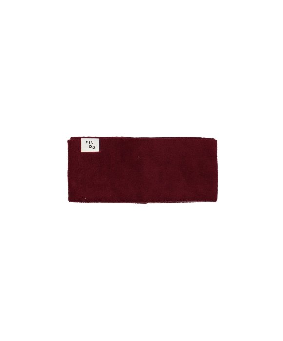 Écharpe polaire bordeaux