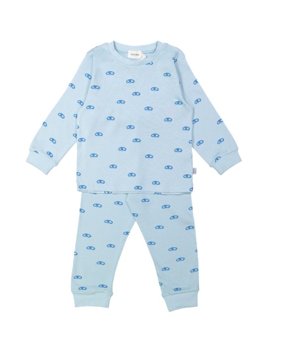 Pyjama masque bleu clair