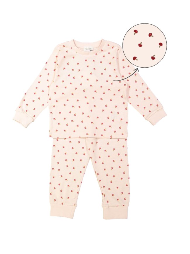Pyjama champignon rose clair
