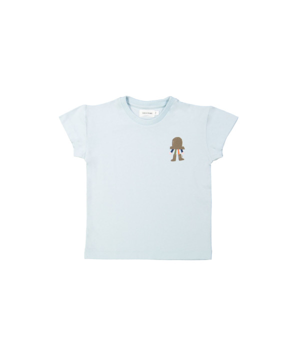 T-shirt chapeau mini bleu clair