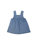 Robe en jean stone bleach