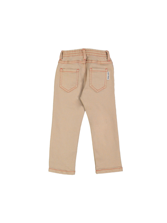 Jeans régulier élastiqué beige
