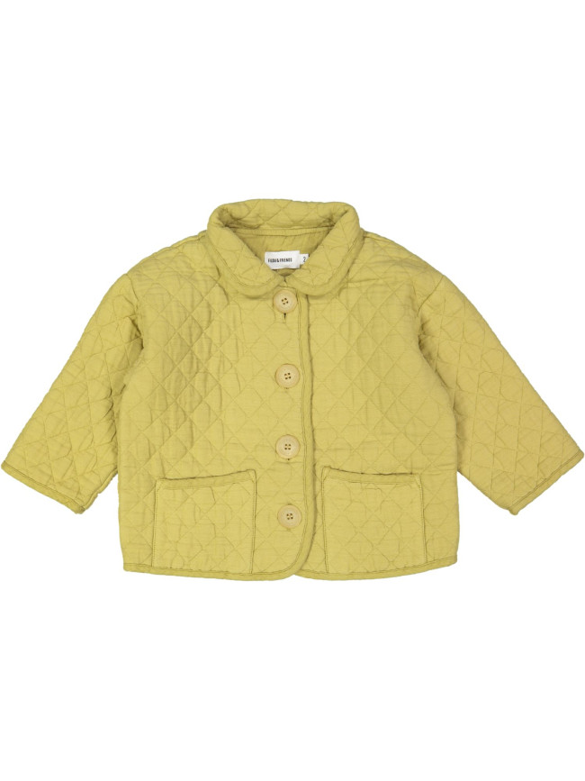 manteau matelassé ocre