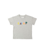 T-shirt camp gris clair chiné