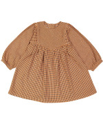 robe carreaux orange