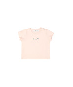 t-shirt mini poisson d'école rose clair