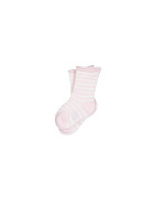chaussettes rayure rose clair