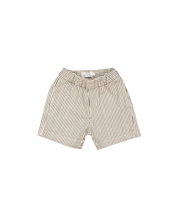 Comfy bermuda rayée écru