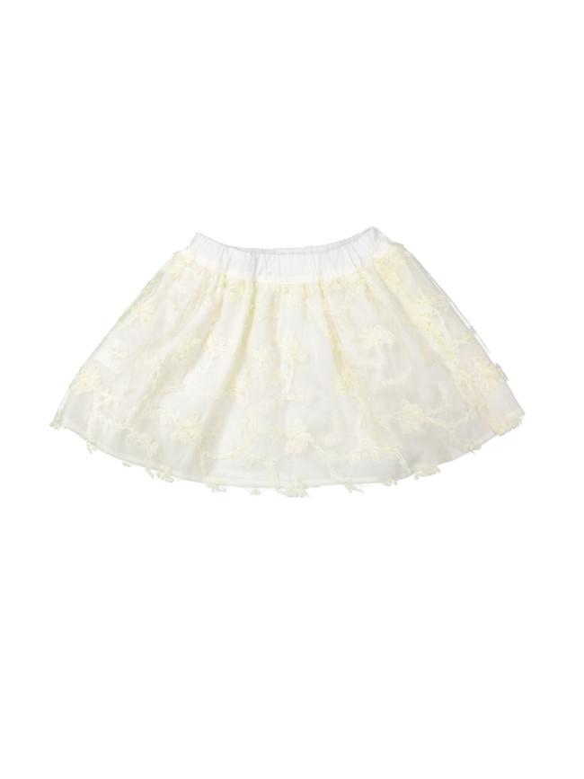 Jupe tulle écru