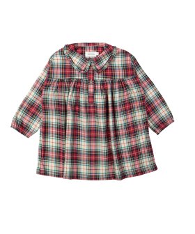 Robe carreaux rouge