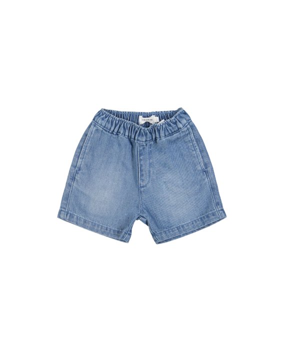Bermuda jeans stone bleach
