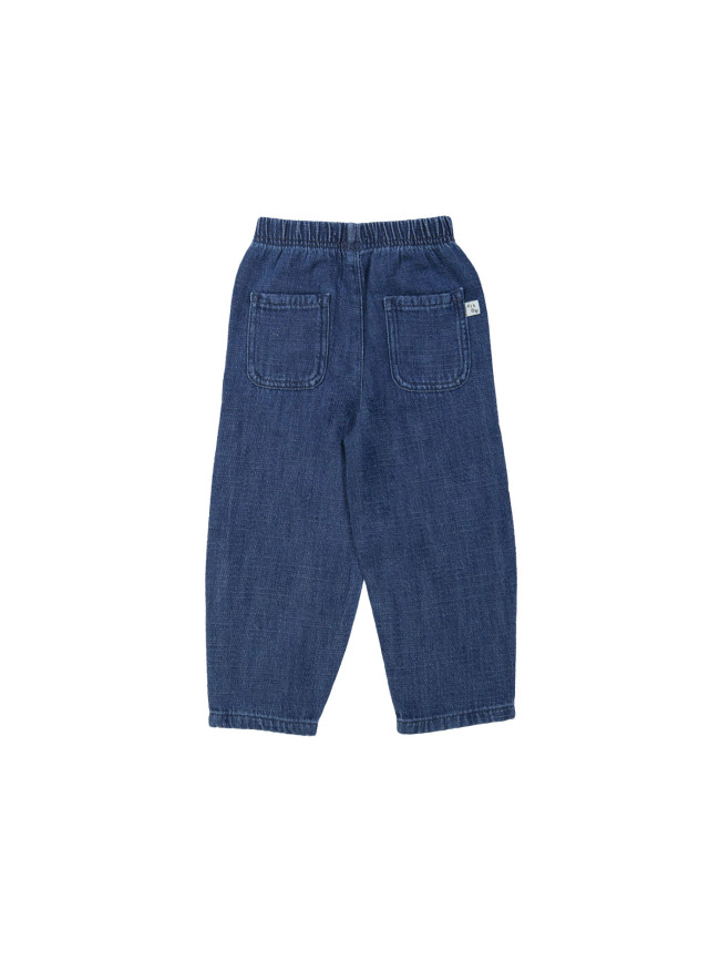 Jeans stone wash bleu