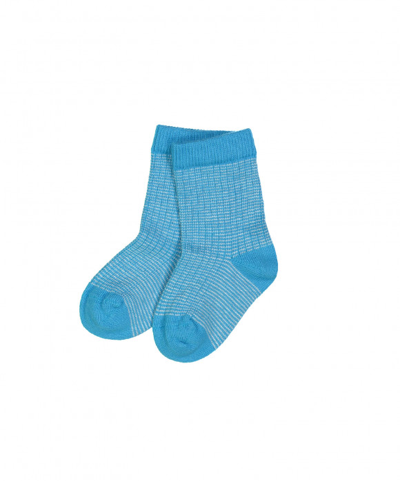 chaussettes mini streep turquoise