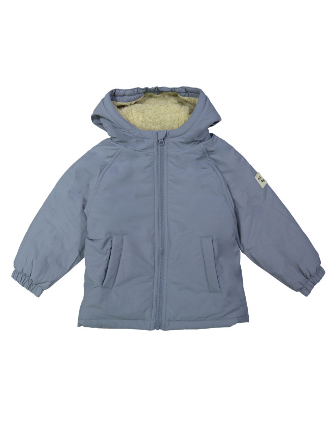 Veste hiver gris-bleu