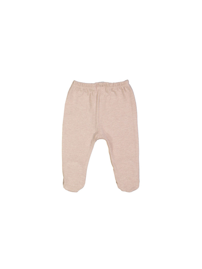 pantalon pieds rayure rose
