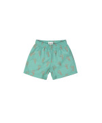 short de bain palmiers heureux vert