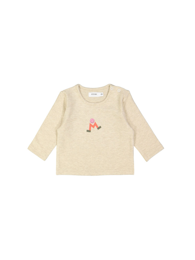 t-shirt M écru chiné