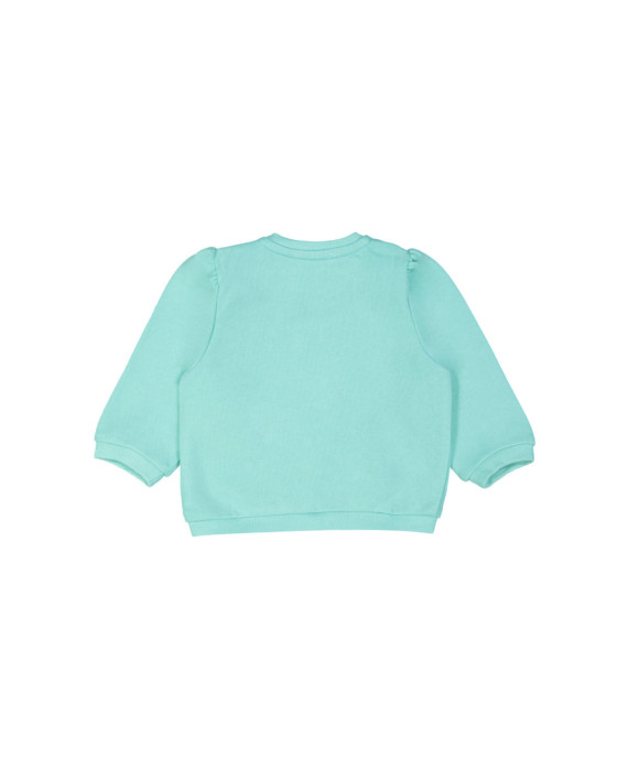 sweater mini eyes turquoise