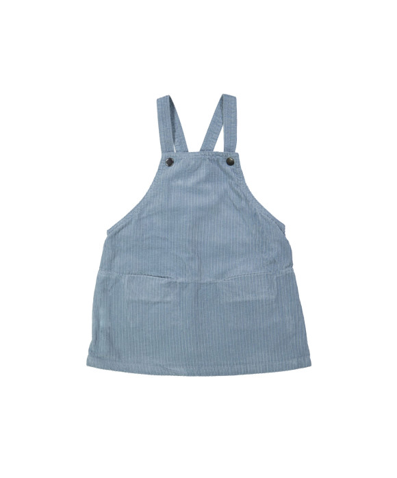 Robe larges côtes bleu clair