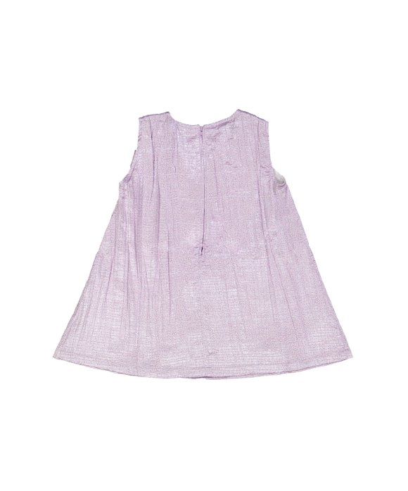 Robe métallisé rose