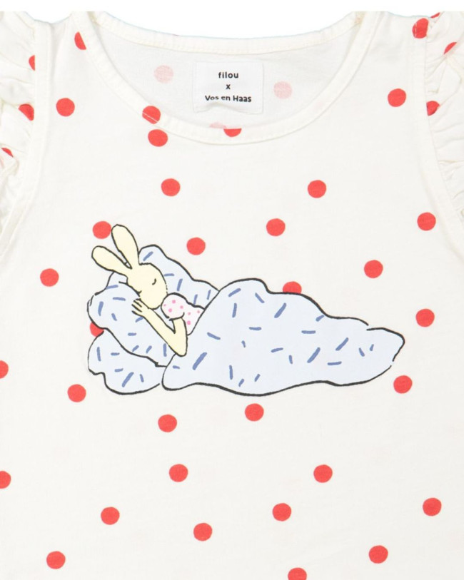 Robe de nuit dormir serré écru